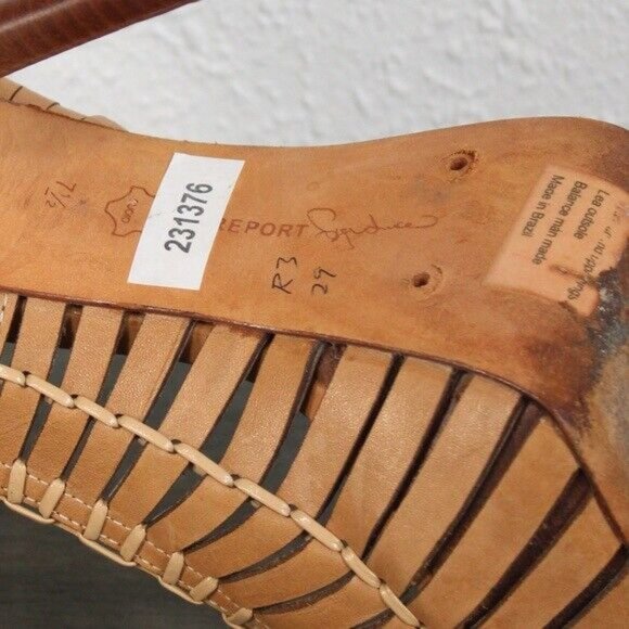 Report Signature Tan Calyer Platform Heels 7.5 - Picture 3 of 7